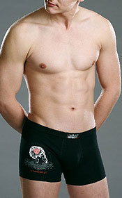 Bokserki Cornette Tattoo Skull Love