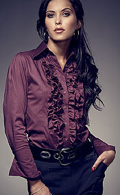 Koszula z �abotem Figl 12/1