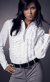 Koszula z �abotem Figl 12