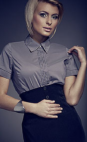 Koszula z ukrytym zapi�ciem Figl 28