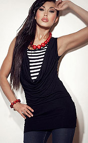 Bluzka Kopciuszek 063 czarna