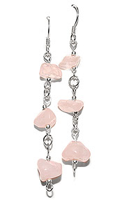 Kolczyki Milla Kwarc R�owy 03