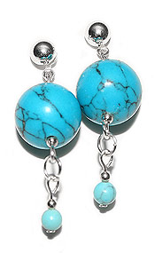 Kolczyki Milla Turkusy 05